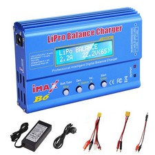 Lipo Battery Charger, 80W 6A Lipo Balance Charger, RC Battery Charger&Power Cord