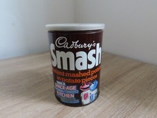 Vintage 1980's Cadbury's Smash Can SEALED Food Packaging Robot Advertising Prop