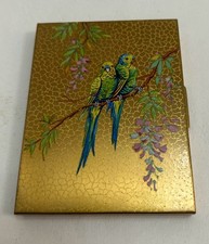 Art Deco Parrots Brass