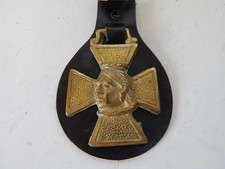 Horse Brass Leather Strap