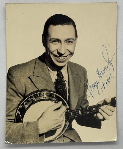 George formby signed photo - formby,