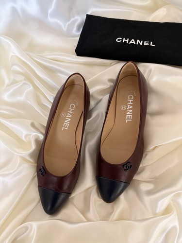 Chanel brown leather - , ballet