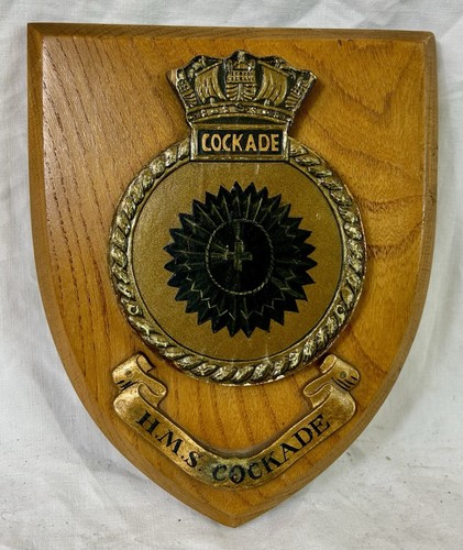 Vintage hms cockade badge - vintage,