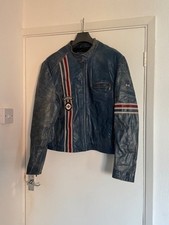 Lambretta leather bomber