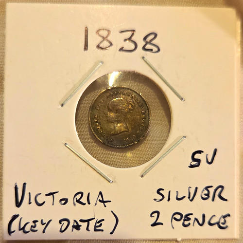 1838 queen victoria silver - 1838,
