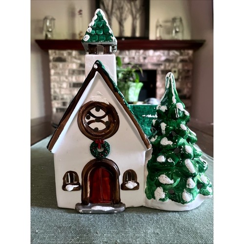 Vtg 1980 town church original - town,