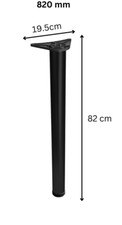 Adjustable Table Leg Breakfast Bar Worktop Support Kitchen 820mm 1 or 4 Black