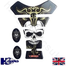 Skull Motorcycle Tank Pad