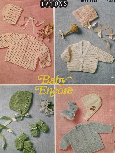 Vtg patons knitting pattern - vtg,