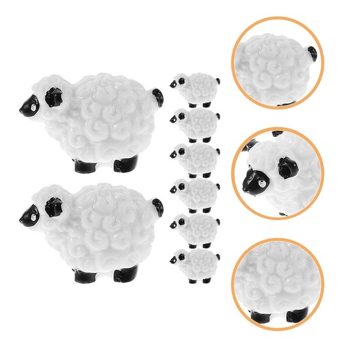 8pcs miniature sheep - 8pcs,