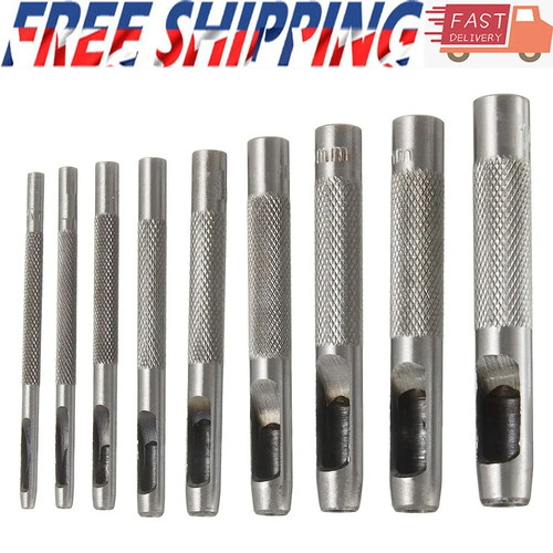 Hollow hole punch set - punch, for