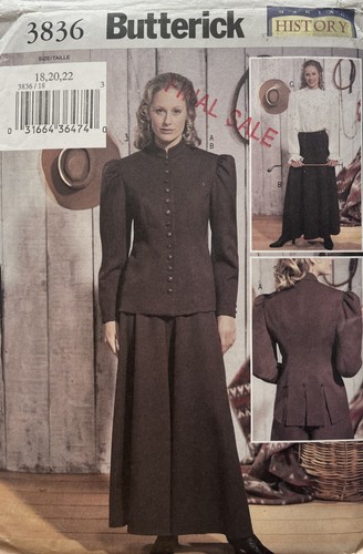 Butterick sewing pattern 3836 - sewing,