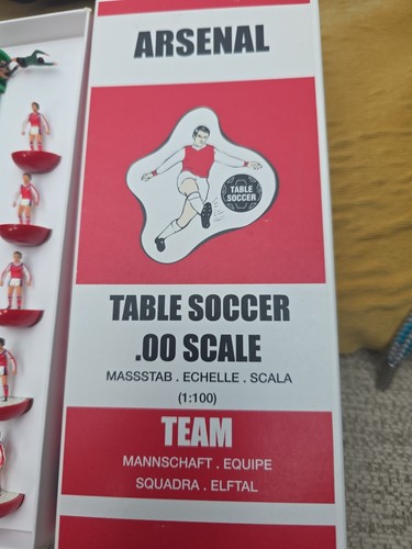 Subbuteo arsenal new team - subbuteo,
