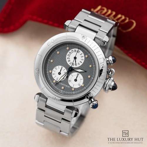 Cartier pasha chronograph 1352 - cartier,