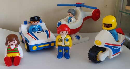 Playmobil 123 police car - playmobil,