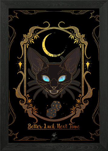 Better luck next time framed - better,