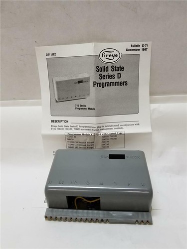 Fireye 71d90 series - fireye, d-series