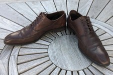 William Hunt Savile Row Mens Formal Shoes Leather Brown Size UK 8 / EU 42