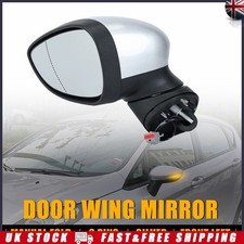 For Ford Fiesta Mk7 2013-2017 Power Folding Wing Door Mirror Painted Left Side
