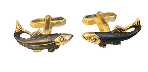 Vintage black trout salmon - trout,