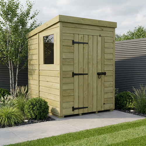 Pent shed single - single, all