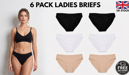 Pack ladies briefs - pack, 100%
