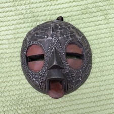 Hand Carved Wooden Face