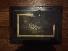 Haunted Farmhouse Relic Box w/ Occult Book & Hidden Compartment – Paranormal