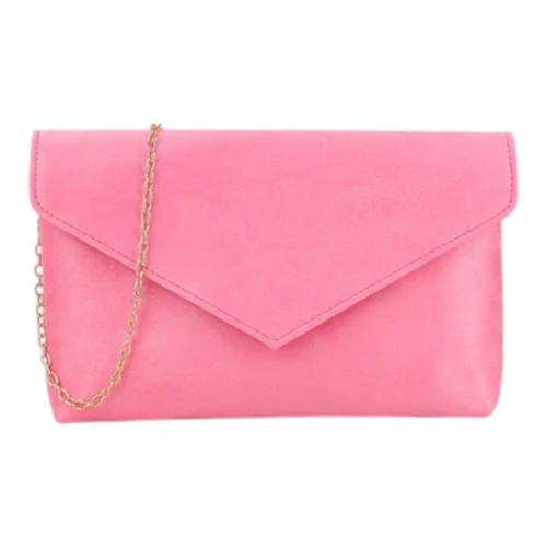 Ladies faux suede clutch bag - ladies,