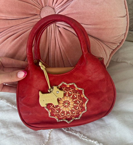 Radley red leather mini - radley, grab