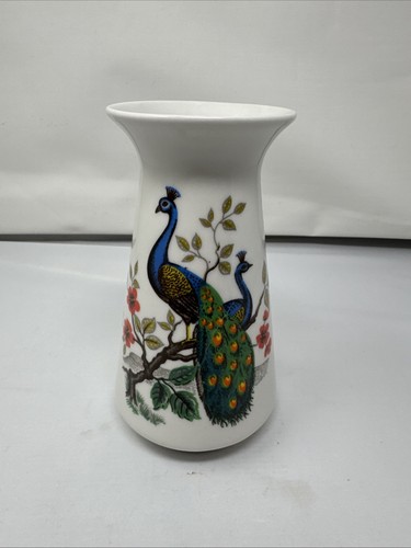 Peacock ceramic vase - peacock,