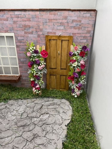 Dolls house garden - house,