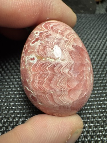 Gem rhodochrosite egg - rhodochrosite,