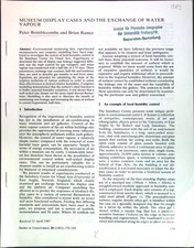 Museum display cases and the