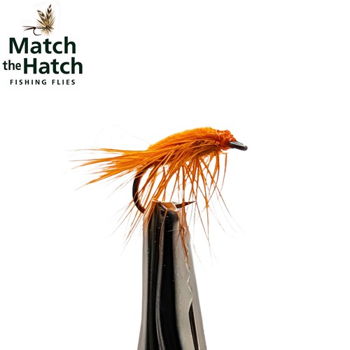 Pack orange shrimp - orange, flies