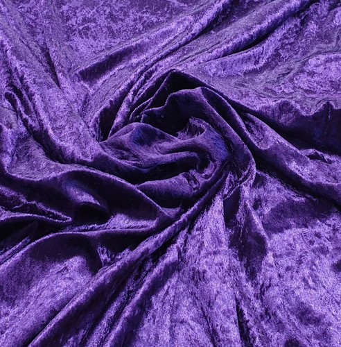 Crushed velvet fabric velour - crushed,