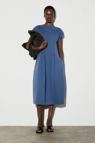 New cos sculptural jersey midi - new,