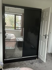 Double Wardrobe, Black Frame