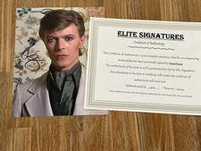 David Bowie autographed 8x10