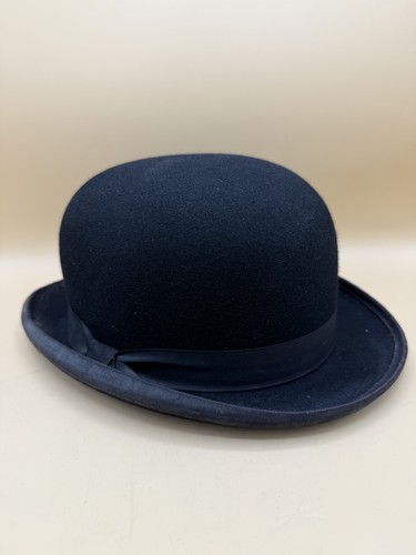 Vintage black fur - fur, bowler