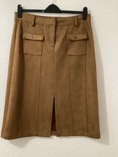 Monsoon faux Suede Skirt UK 16
