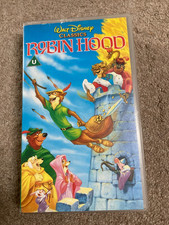 Walt DISNEY Classic series Robin Hood  VHS Video Tape PAL D202282