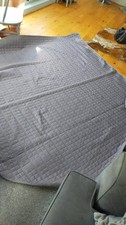 Dorma Dark Grey Quilted Bed Throw King Size Excellent Condition