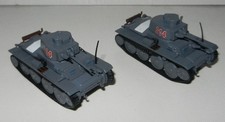 PANZER 38 (t) TANK  X2  1/72 20mm ALTAYA A30420 READY PAINTED PLASTIC DIECAST.