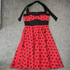 Womens Hell Bunny Vixen Red &