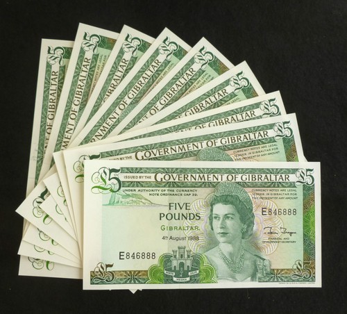 Gibraltar five pounds - gibraltar, £5