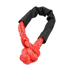 33,000lbs Soft Shackle Heavy Duty Car Recovery Tow Winch Rope Strap Hook Towing