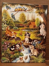 Vintage Large Ceramic Wall Art