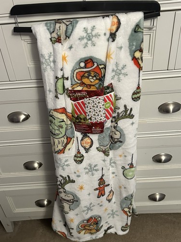 Shrek christmas throw blanket - shrek,
