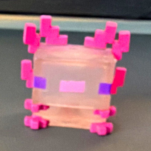 Minecraft axolotl pink plastic - minecraft,